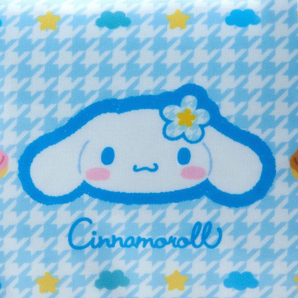 Cinnamoroll Pouch :Floral Houndstooth