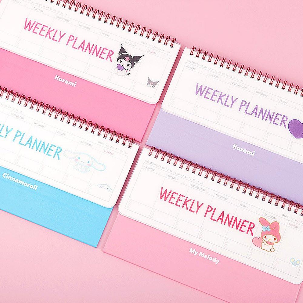 Sanrio Characters Standing Weekly Planner