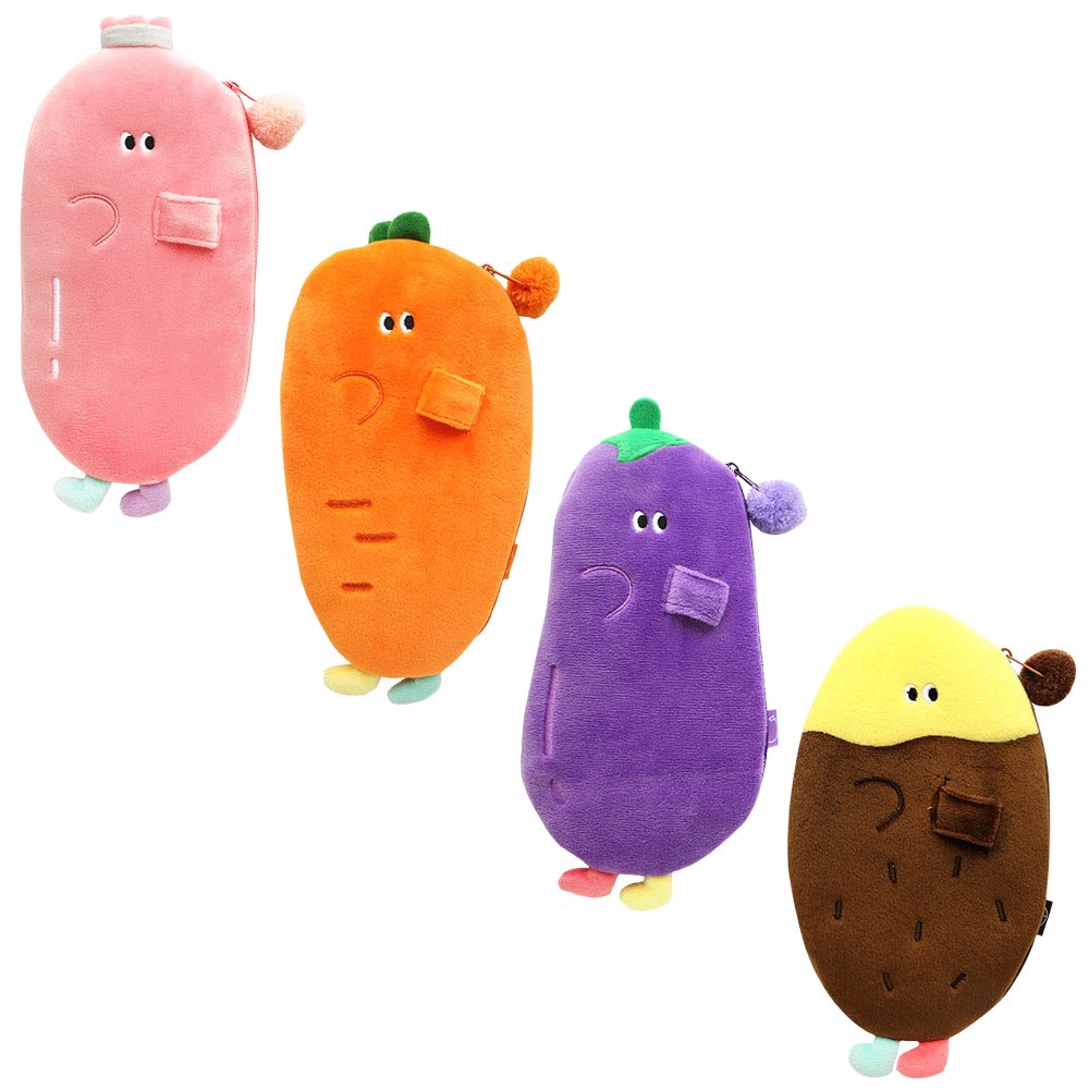 Carrot Friends Plush Pencil Case