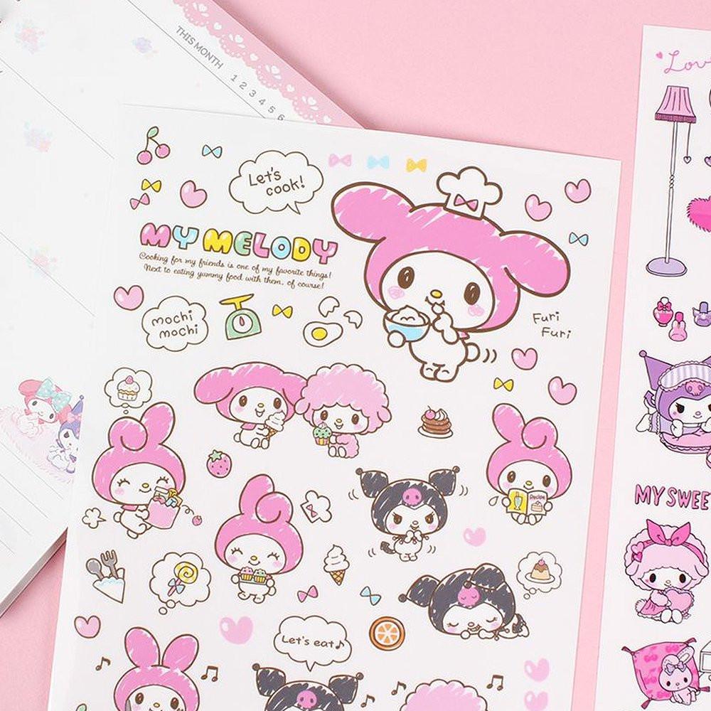 My Melody Big Deco Stickers