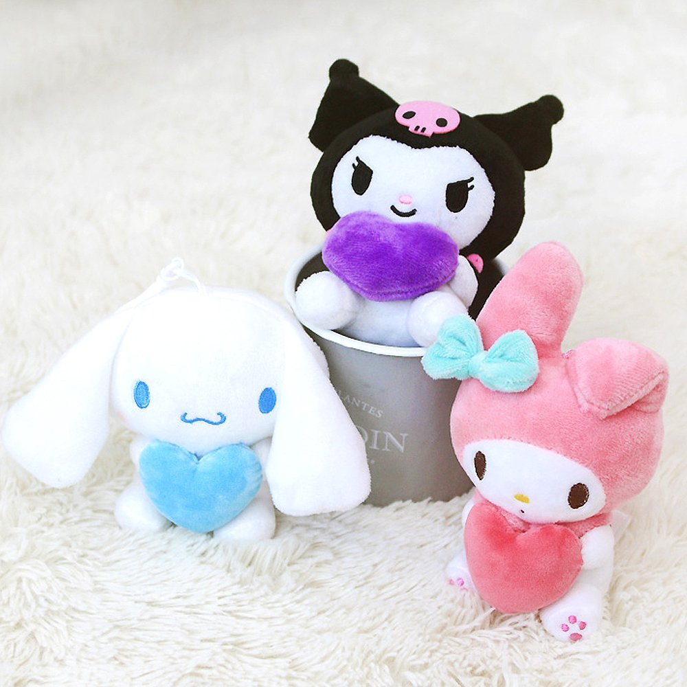 Sanrio Characters Clip-on Plush : Heart