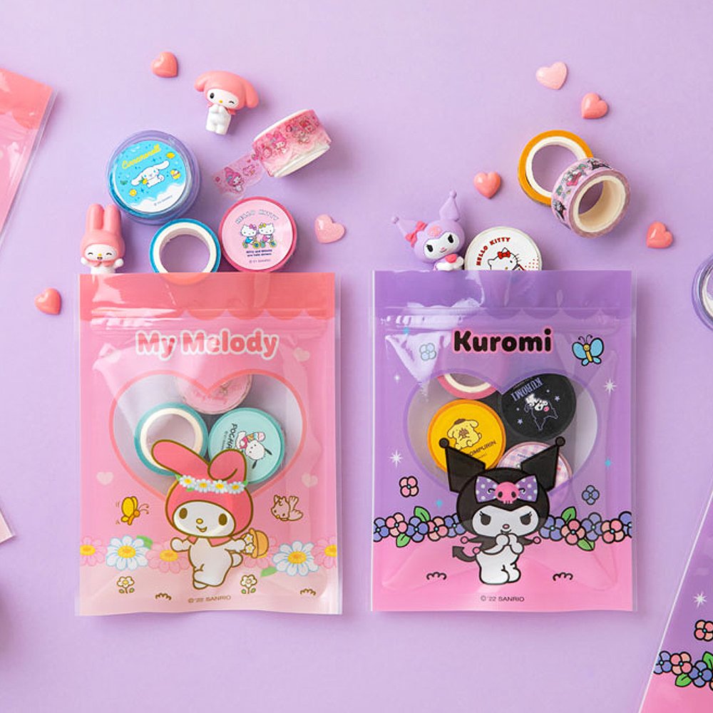 Sanrio Characters Zipper Bag Set