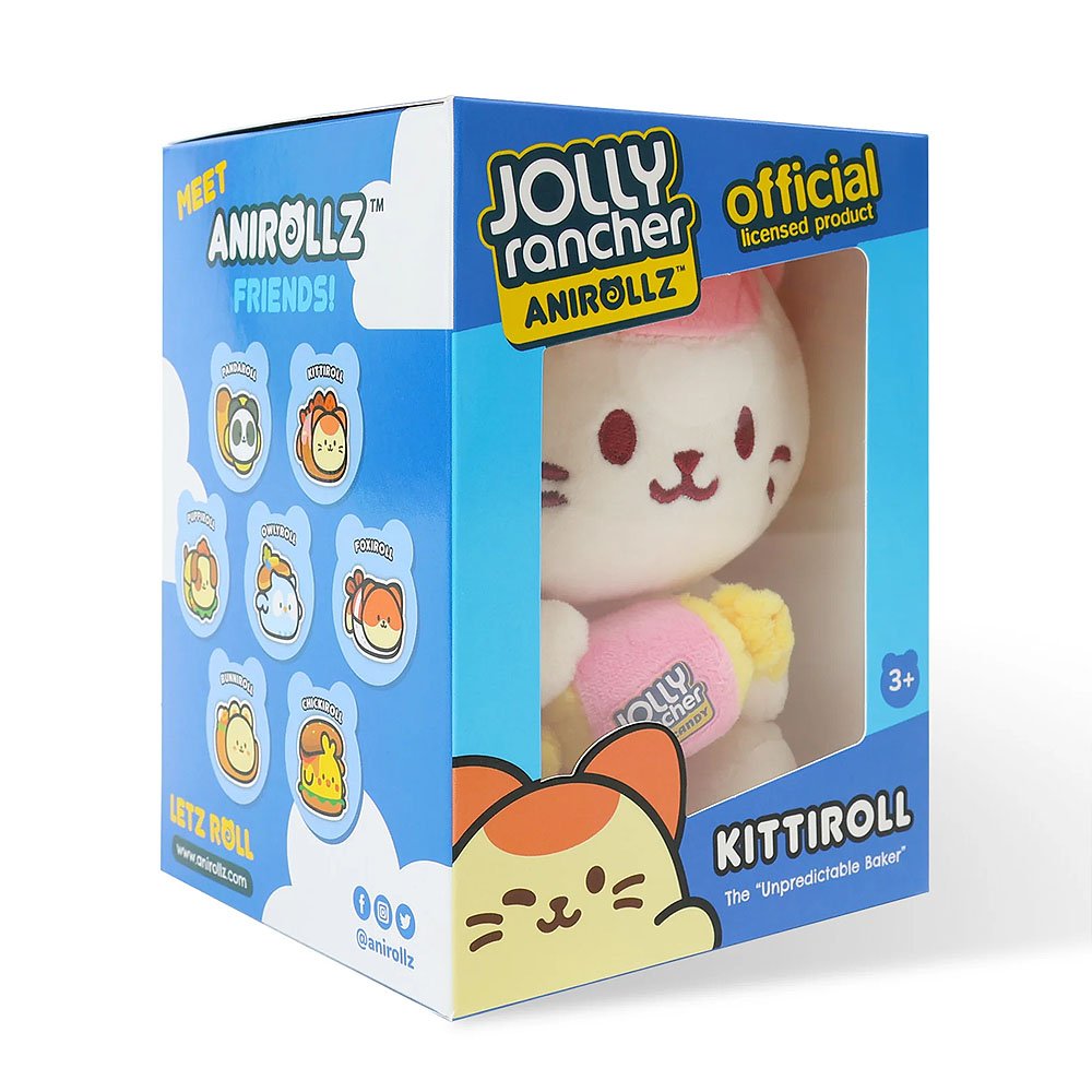 Anirollz x Jolly Rancher | Kittiroll 6" Small Sitting Plush