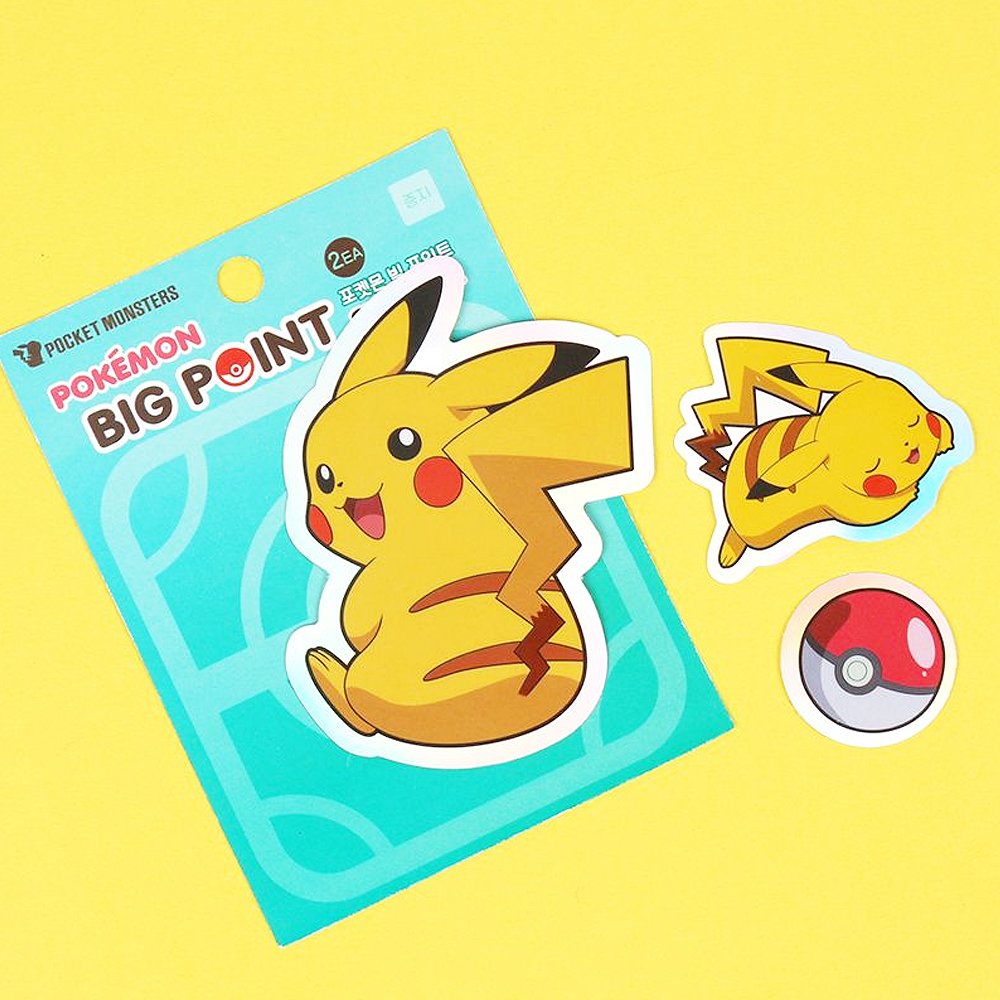 Pokemon Big Point Holographic Deco Sticker Set