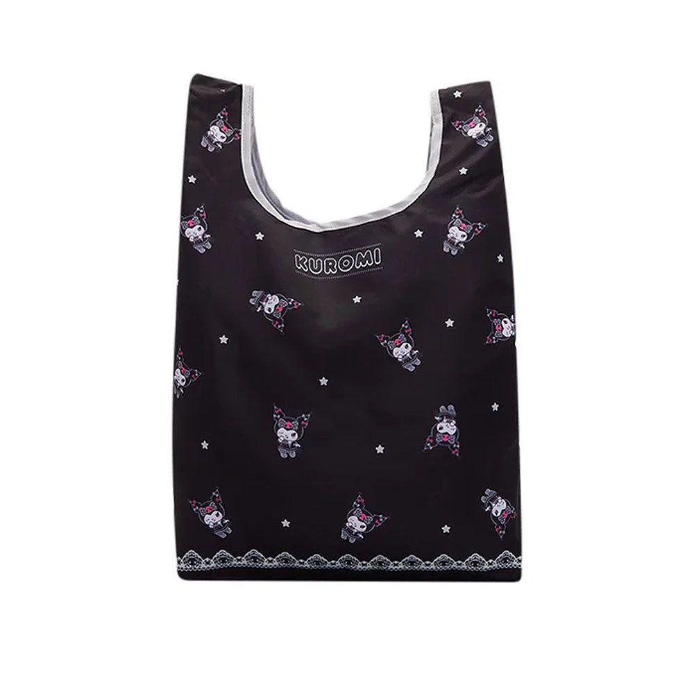 Sanrio Kuromi Black Eco Bag Pouch :Dainty Doll