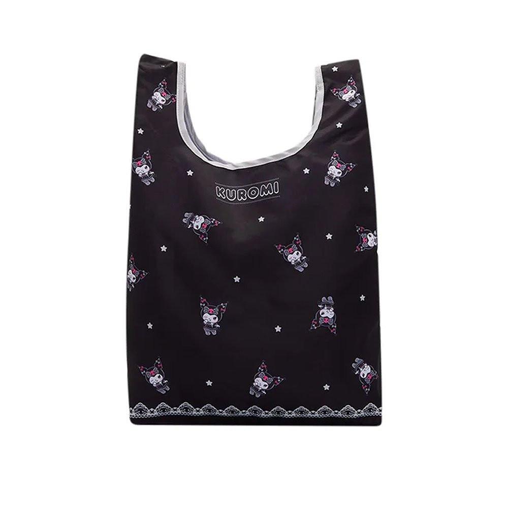 Sanrio Kuromi Black Eco Bag Pouch :Dainty Doll