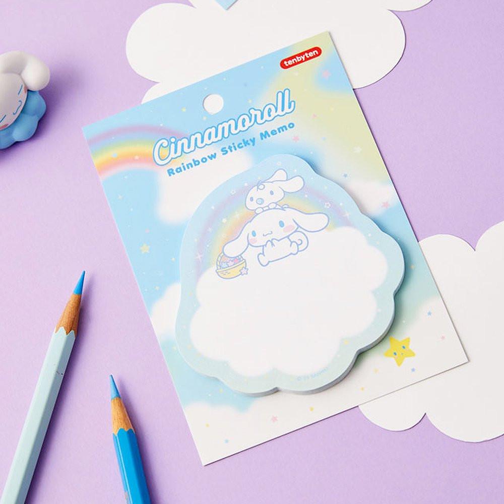 Sanrio Characters Rainbow Sticky Memo Pad