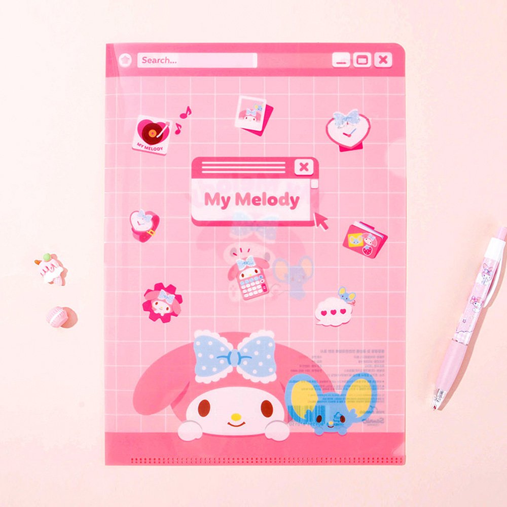 Sanrio Characters L-Folders 3pcs Set