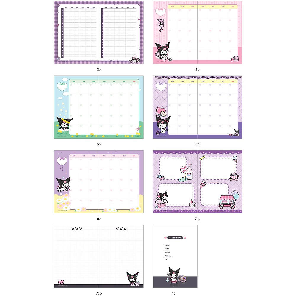 Sanrio Characters Diary Planner