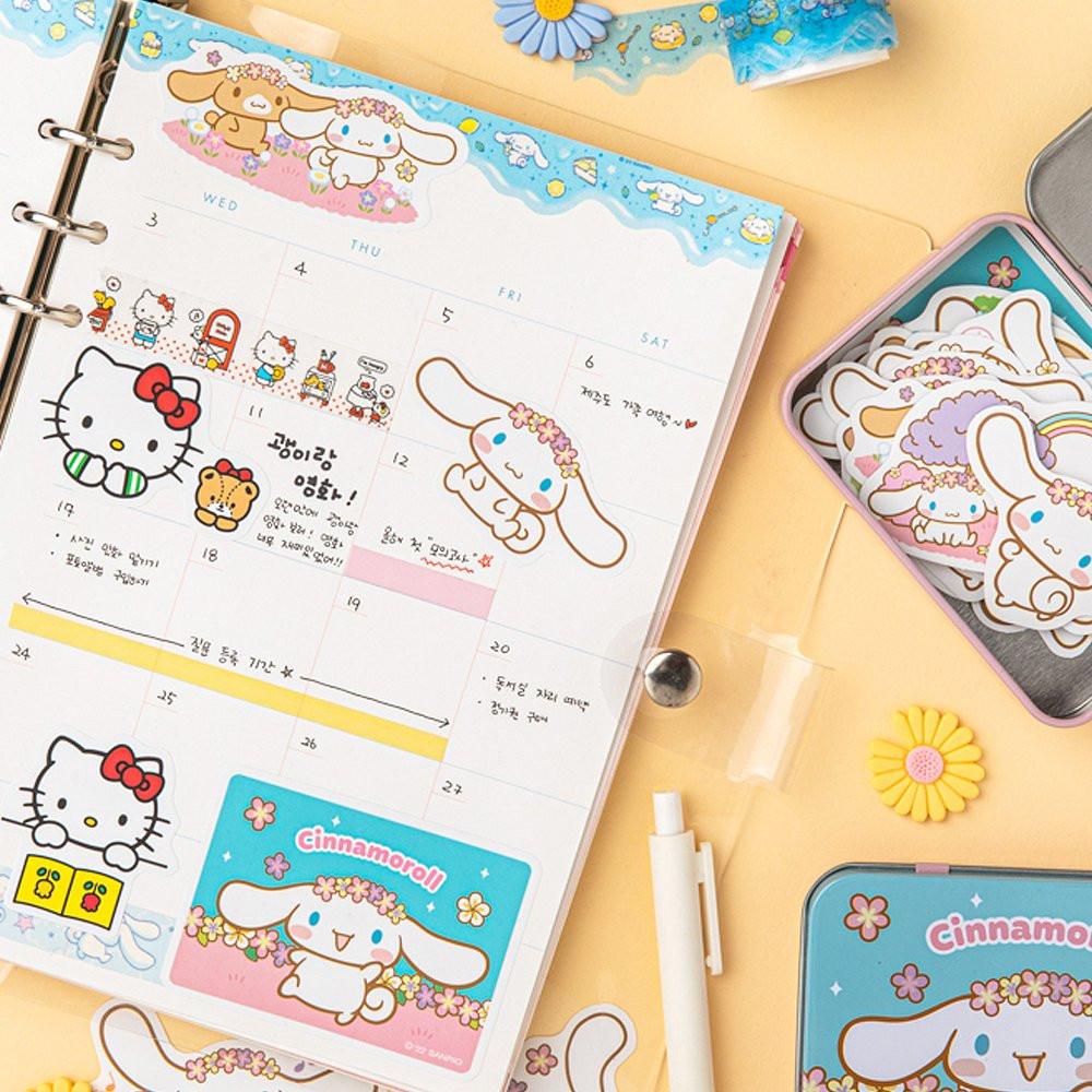Sanrio Characters Tin Case Sticker Set