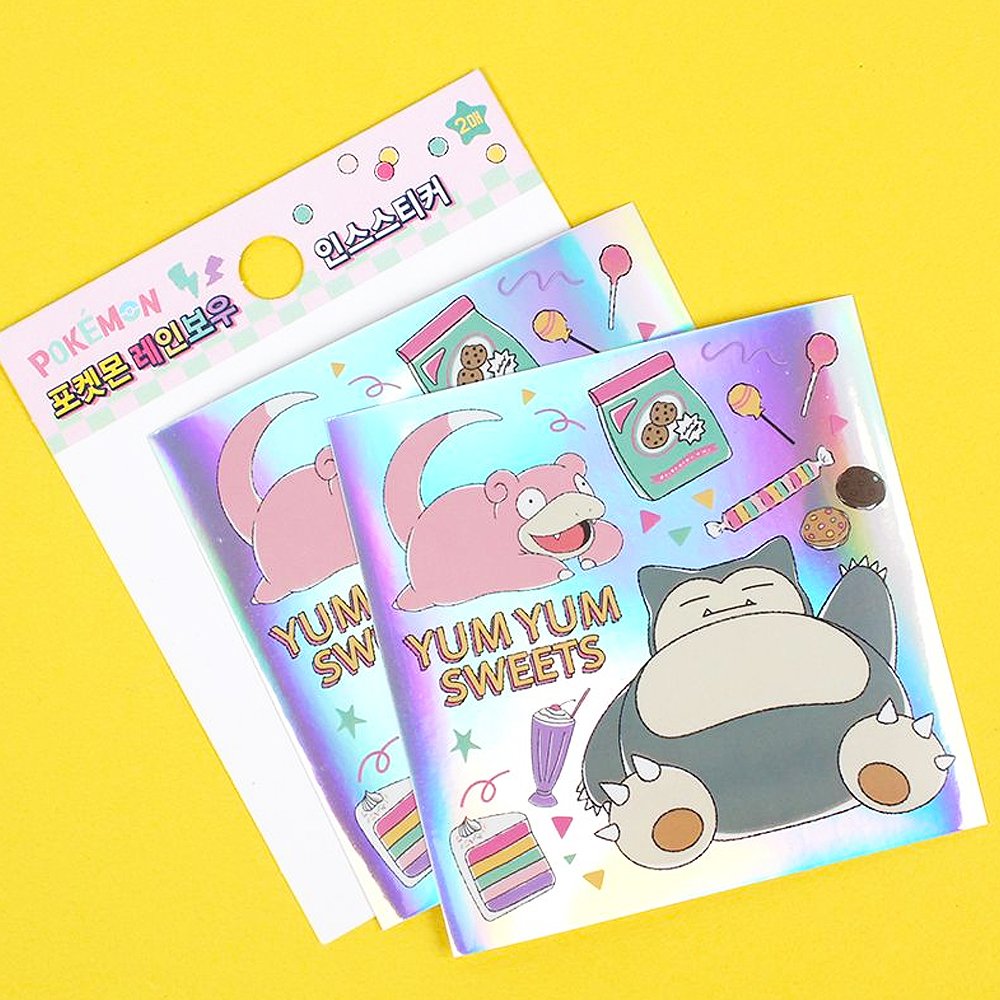 Pokemon Deco Sticker Sheets : Rainbow