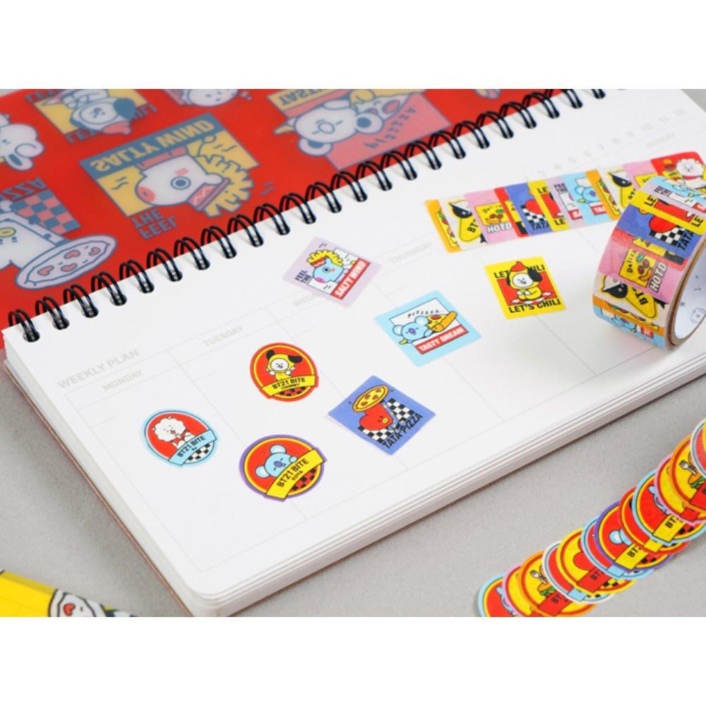 BT21 Flake Masking Tape (8 designs in 1)