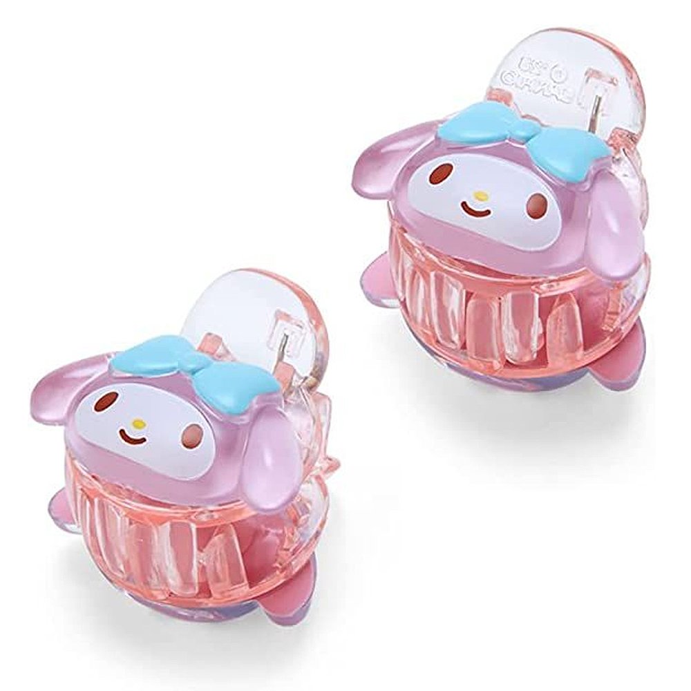 Sanrio Characters Clear Claw Hair Clip Set