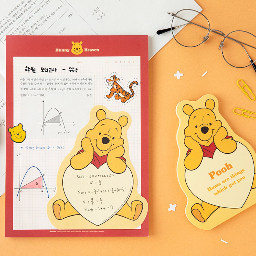 Disney Winnie the Pooh Non-Sticky Memo Pad