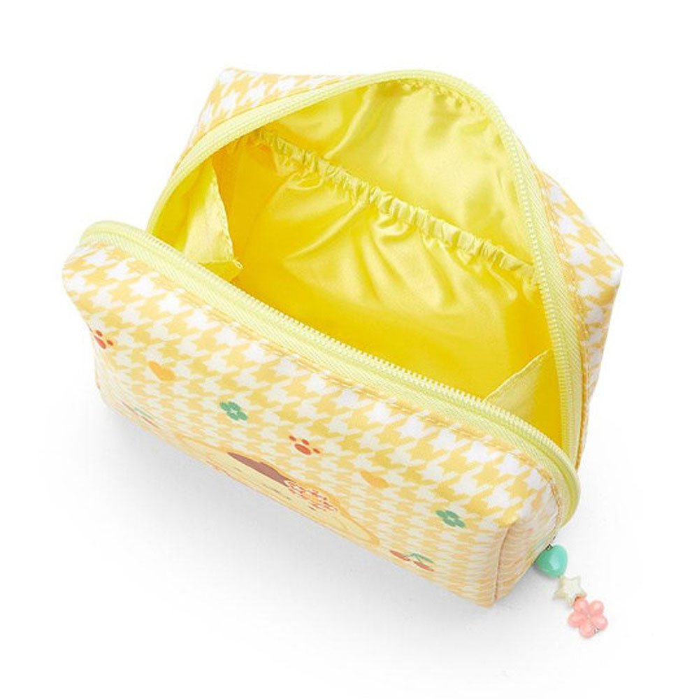 Pompompurin Pouch :Floral Houndstooth