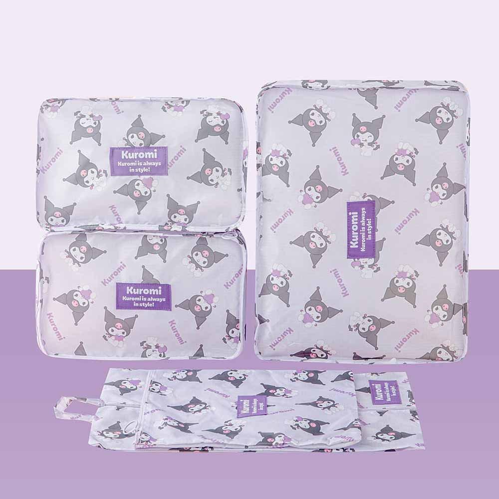 Sanrio Kuromi Travel Pouch 5pcs Set