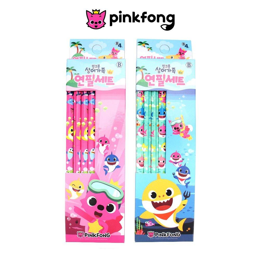 Baby Shark Family 4pcs B Pencil Set