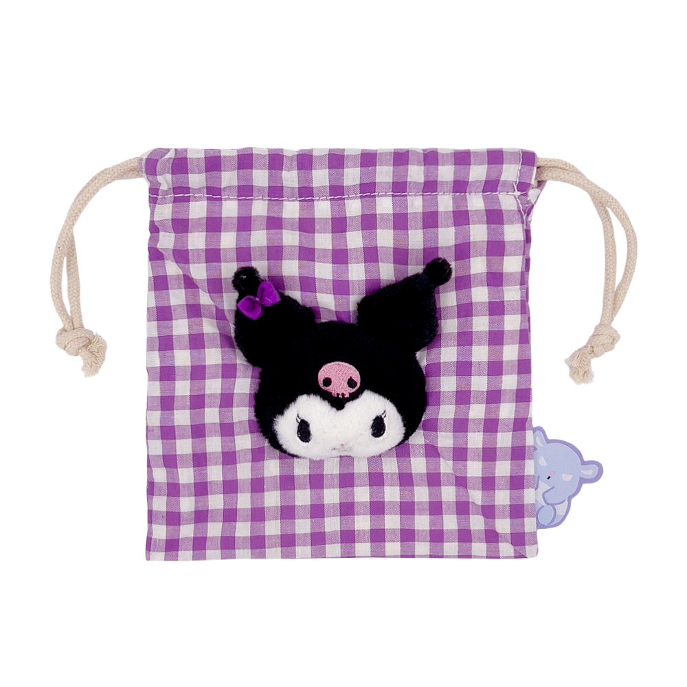 Sanrio Characters Checker Drawstring Pouch