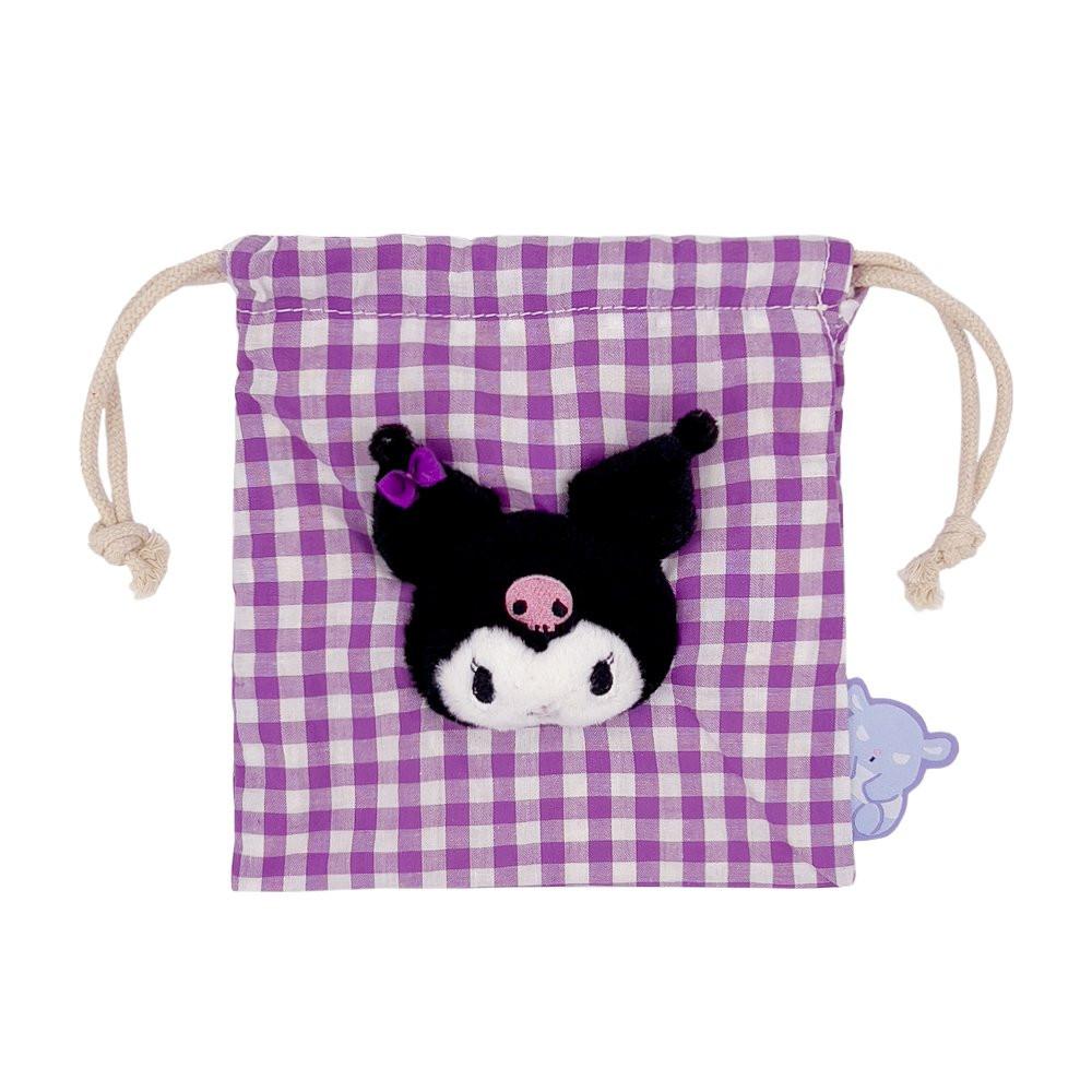 Sanrio Characters Checker Drawstring Pouch