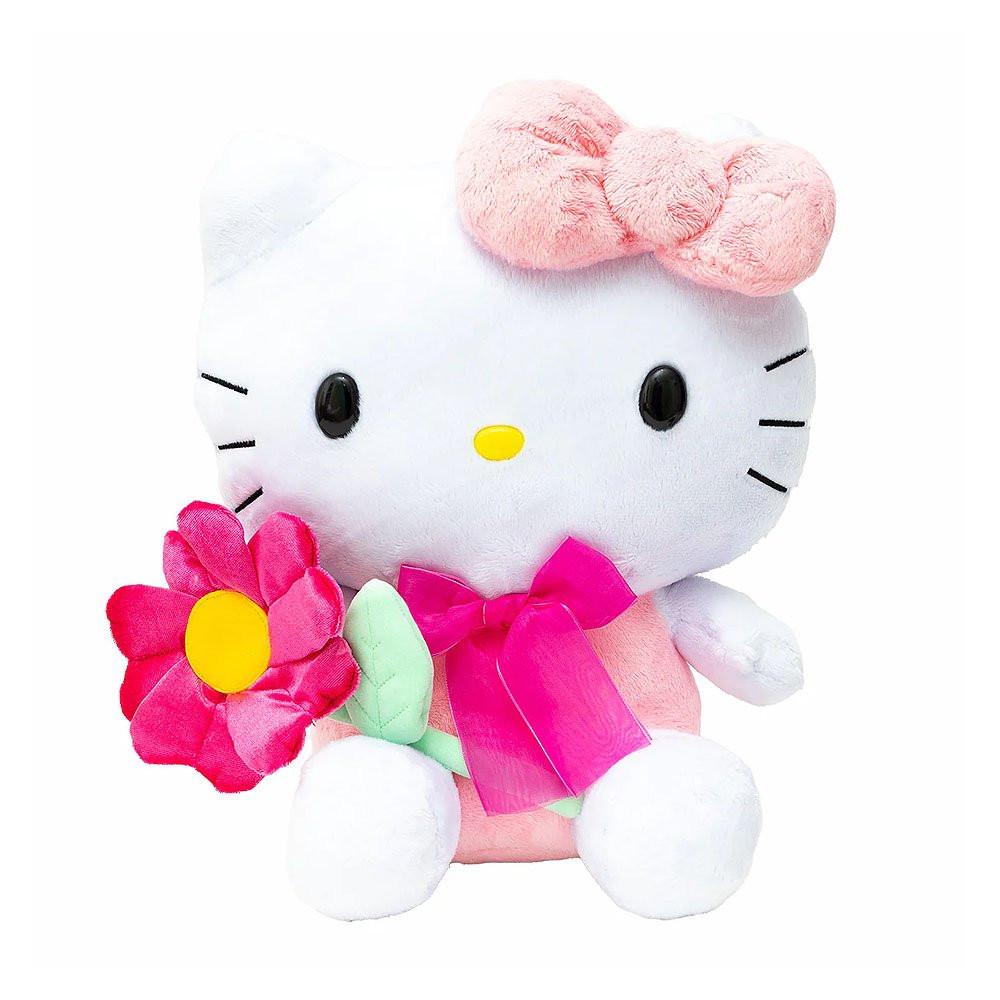Sanrio Hello Kitty Pink Daisy 12" Plush