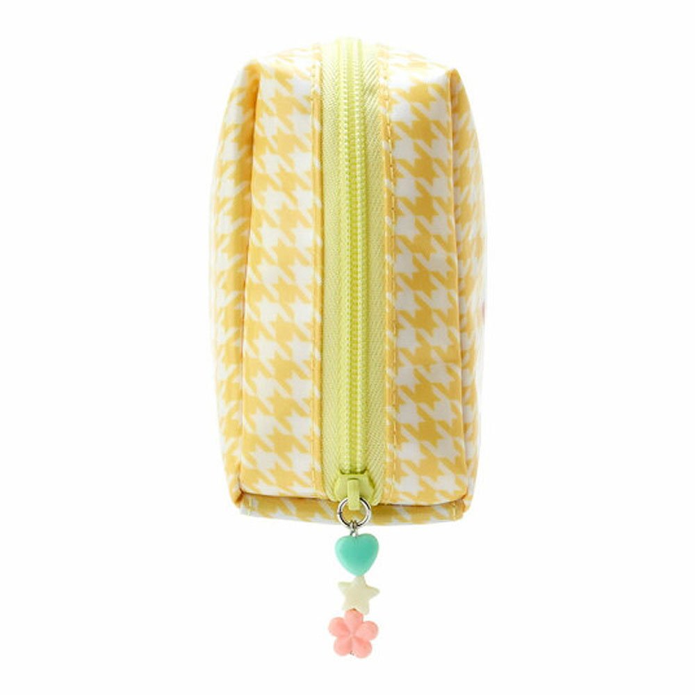 Pompompurin Pouch :Floral Houndstooth