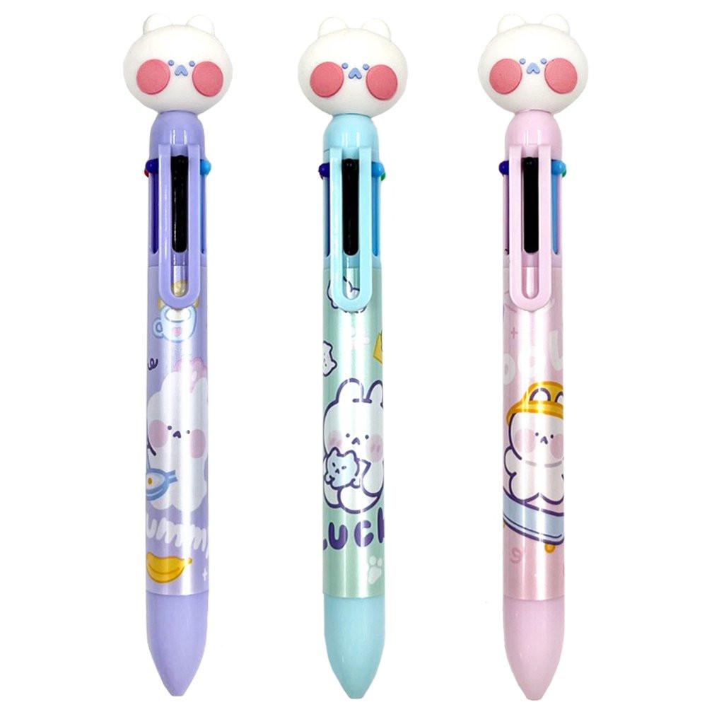 Red Cheek Bunny 6-Colors Pen