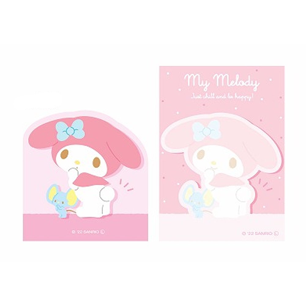 Sanrio Characters Die-Cut Mini Memo Pad
