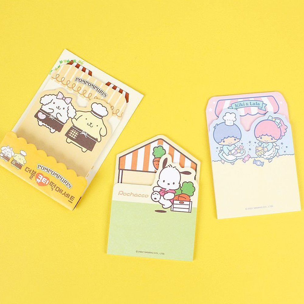 Sanrio Characters Cutie Non-Sticky Memo Set