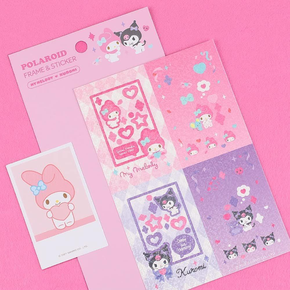 Sanrio My Melody & Kuromi Polaroid Frame Stickers