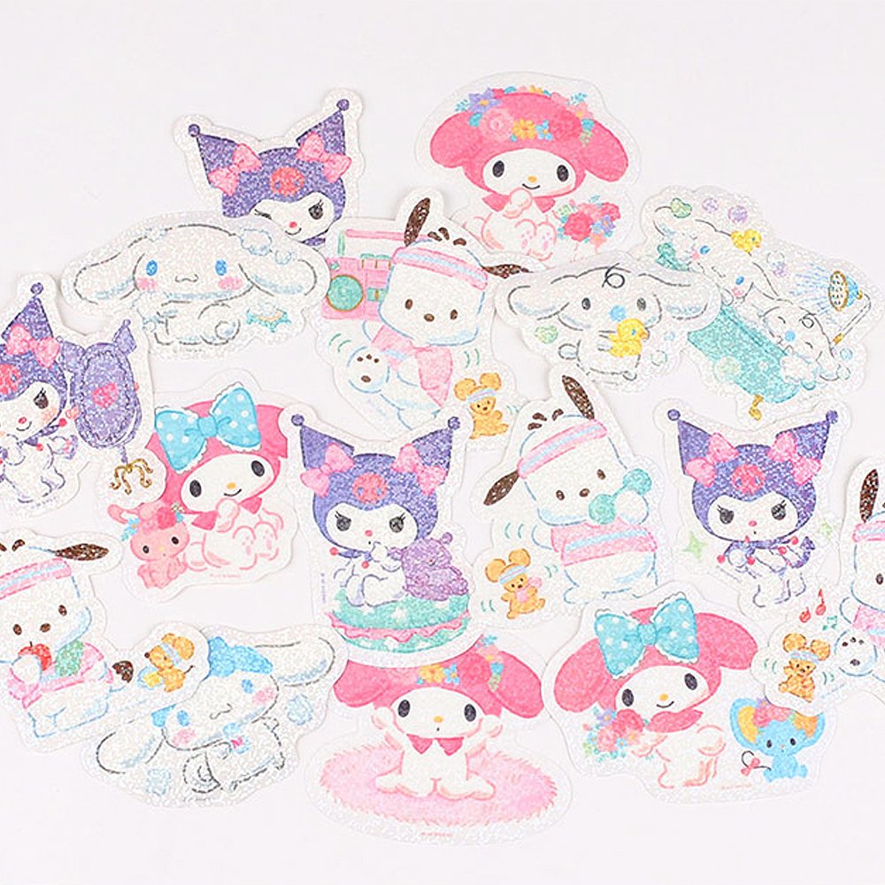 Sanrio Characters Big Hologram Sticker