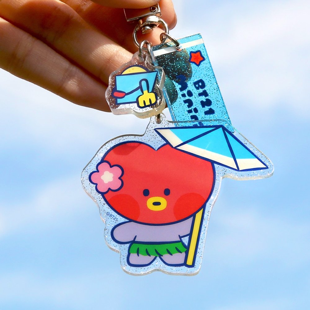 BT21 Acrylic Keyring : Summer Sky