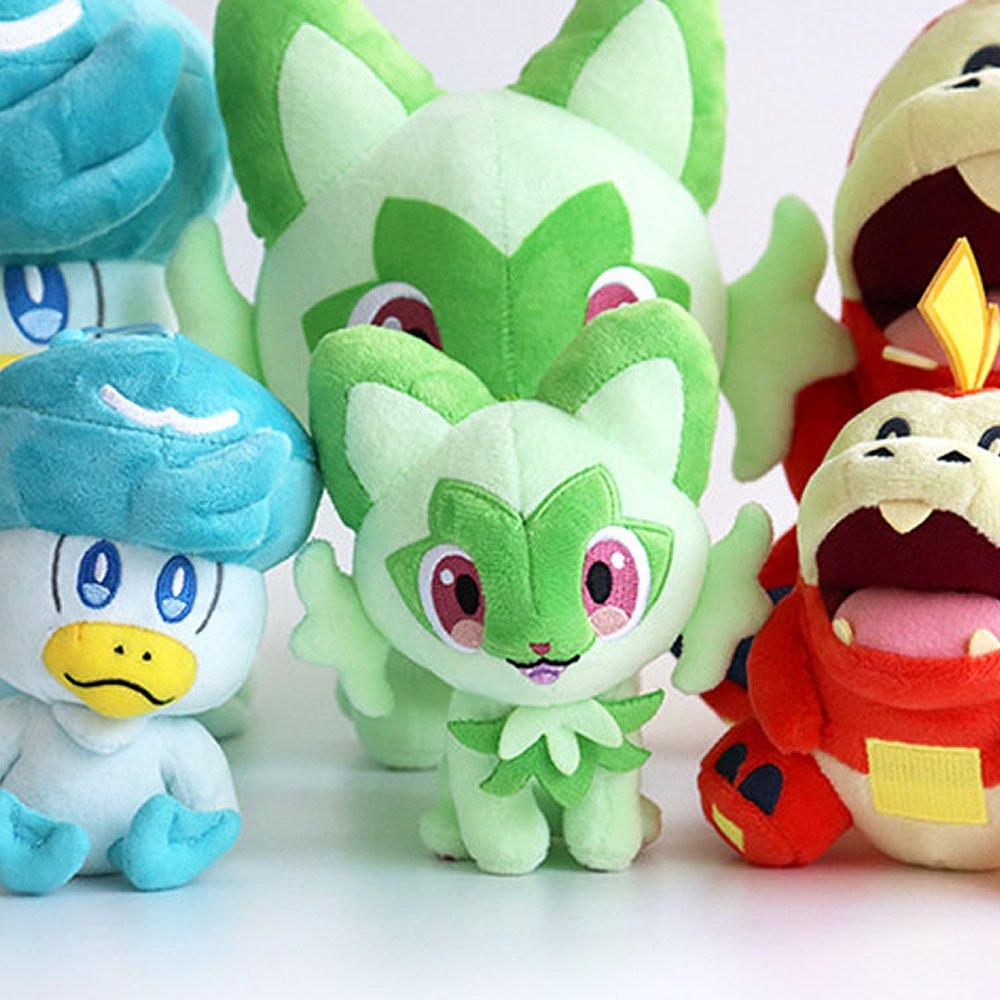 Pokemon Sprigatito Clip-On Plush