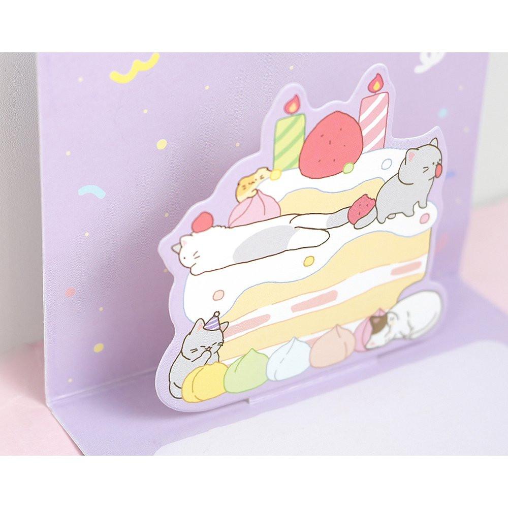 Meow Meow Cats Pop-Up Card