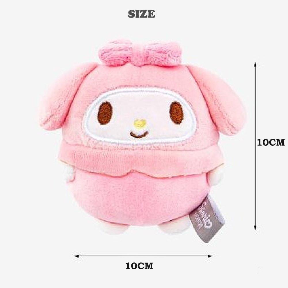 Sanrio Characters 4" Round Mochi Plush Keychain