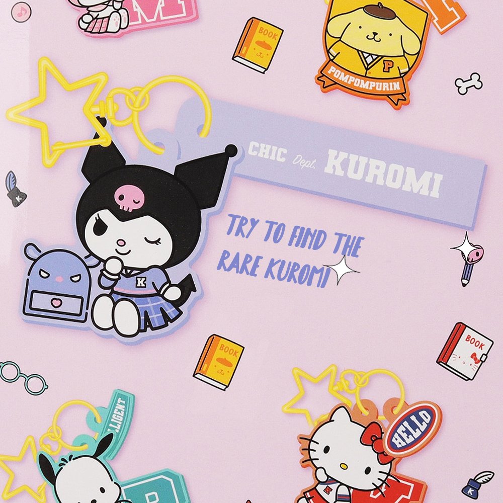 Sanrio Characters New Secret Key Ring Blind Box