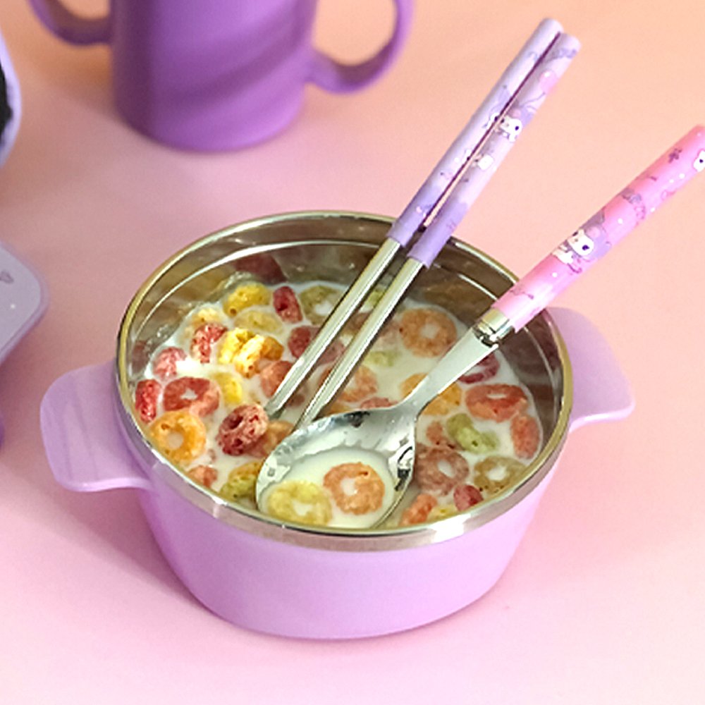 Sanrio Kuromi Spoon & Chopstick Set