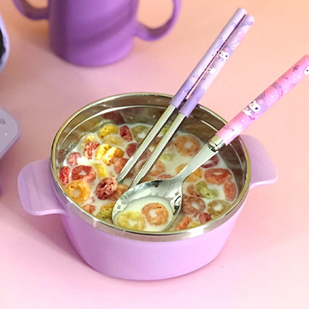 Sanrio Kuromi Spoon & Chopstick Set