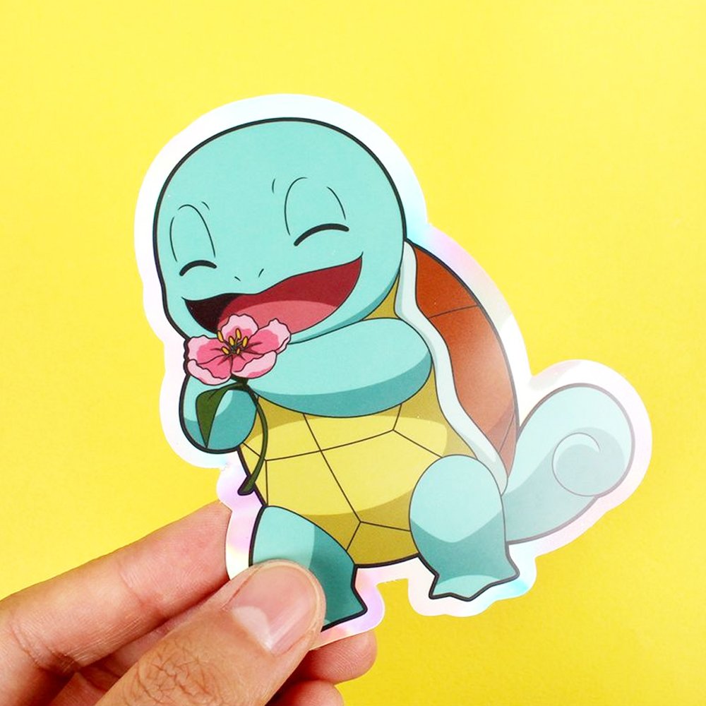 Pokemon Big Point Holographic Deco Sticker Set