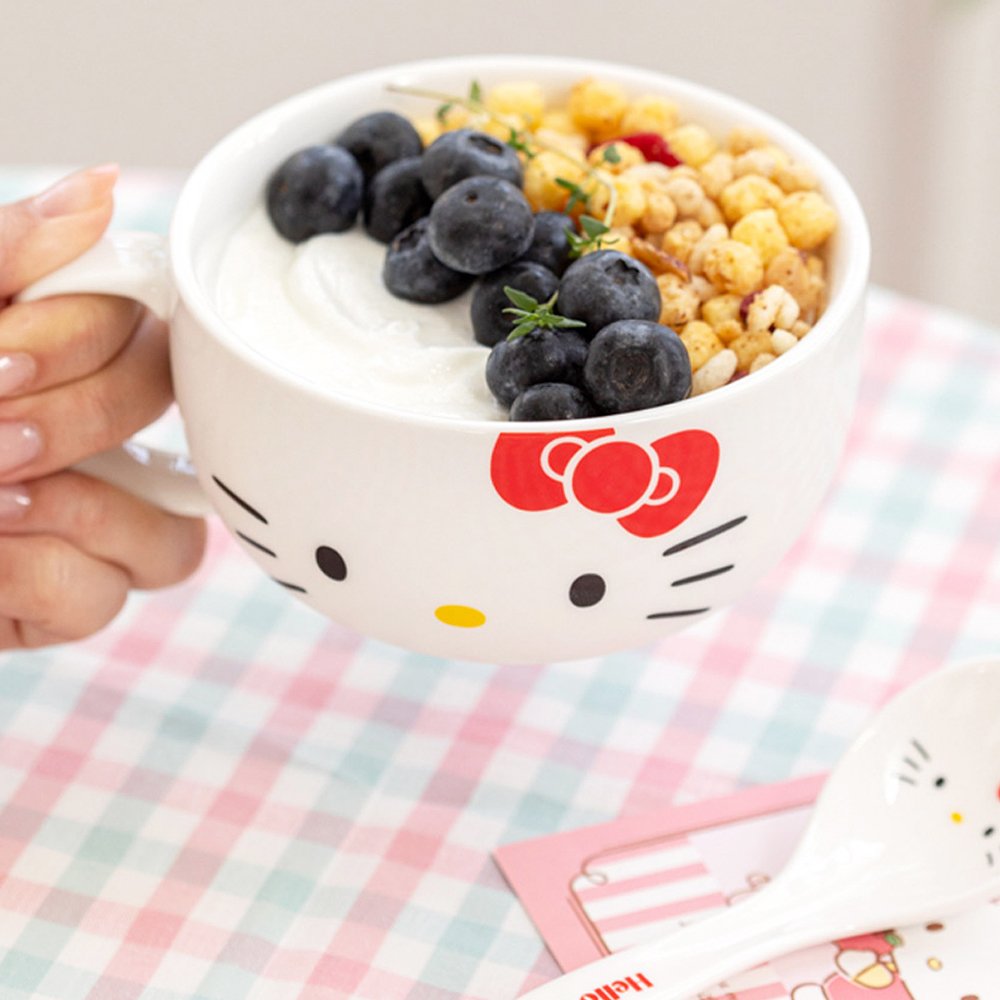 Sanrio Characters Cereal Bowl & Spoon Set