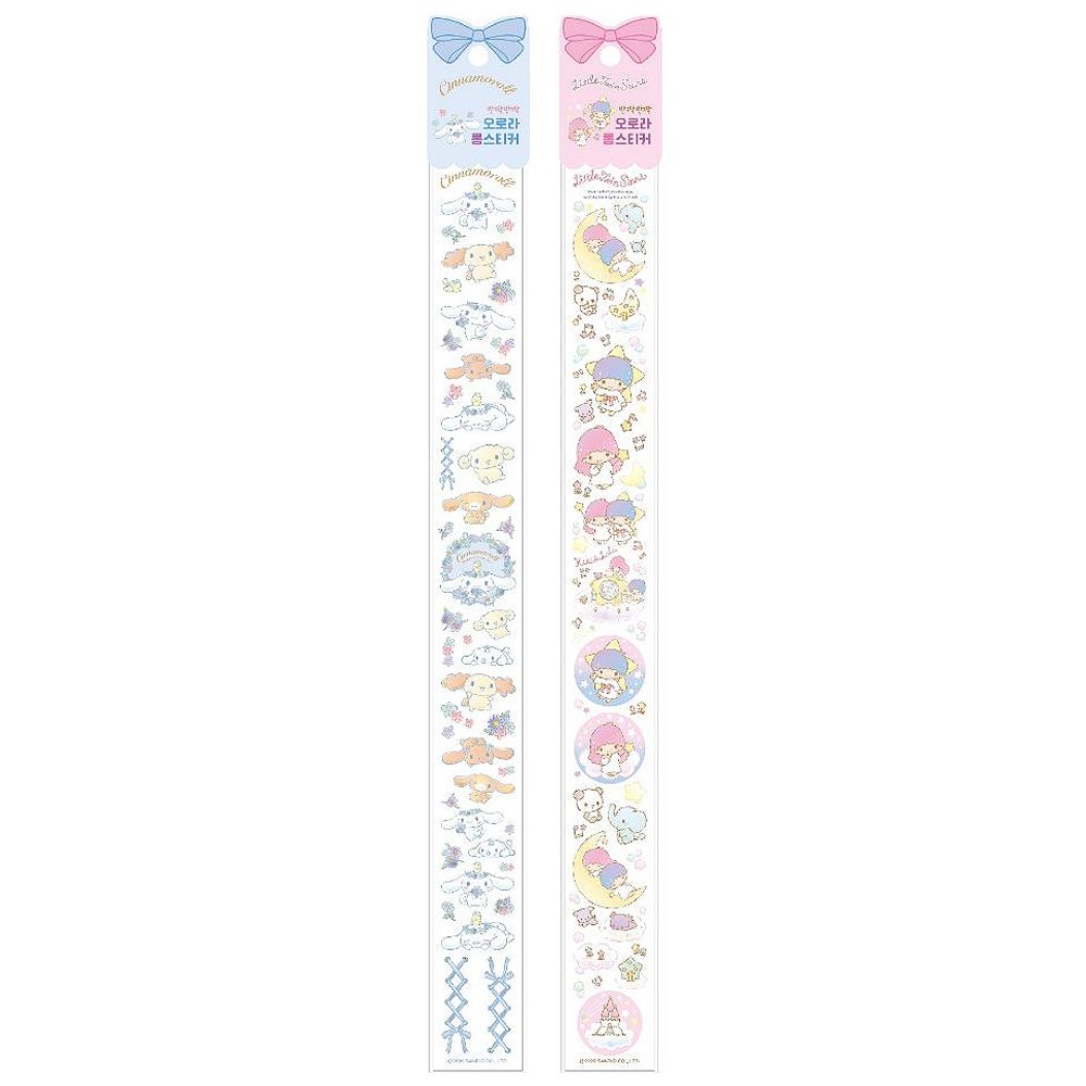 Sanrio Characters Long Deco Stickers Set : Aurora