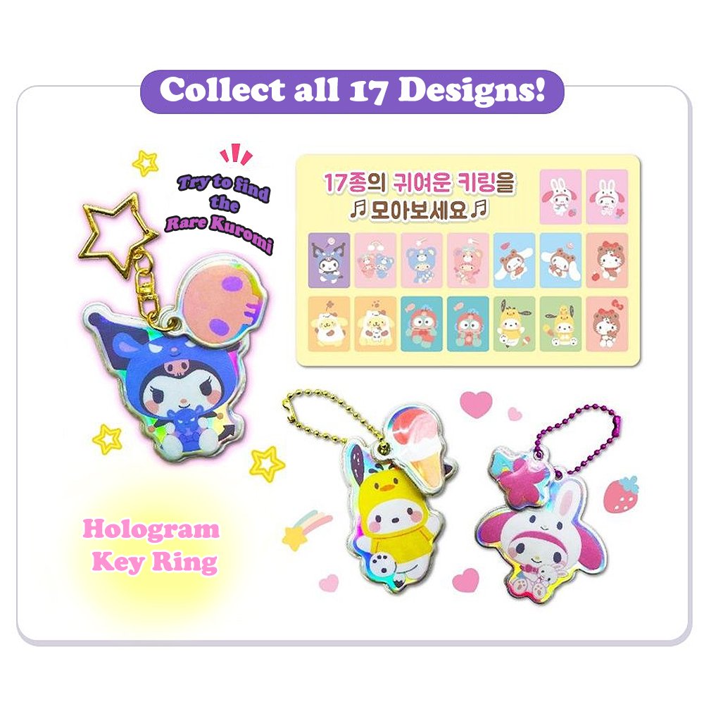 Sanrio Characters Secret Soft Key Ring