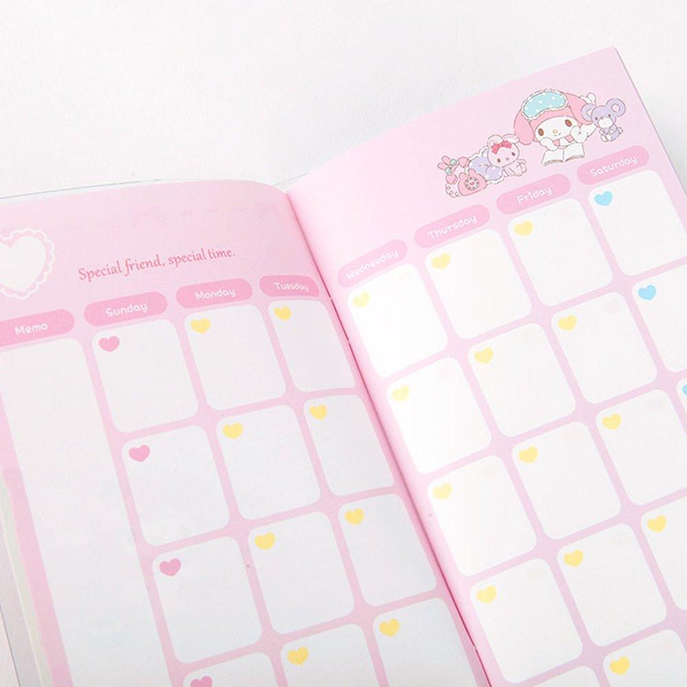 Sanrio Characters My Schedule Diary