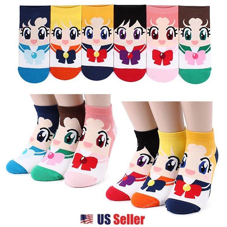 Sailor Moon Low Cut Socks (One Size)