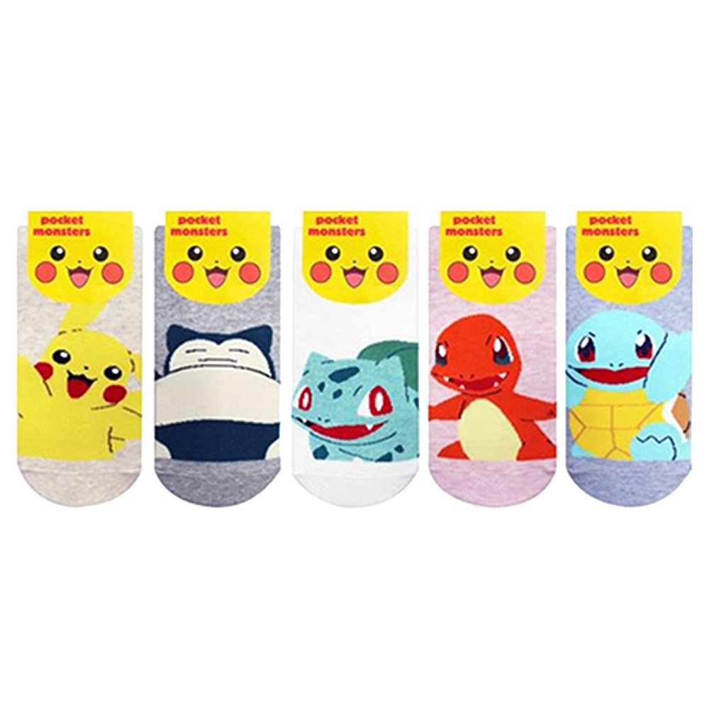 Pokemon Low Cut Socks : Happy