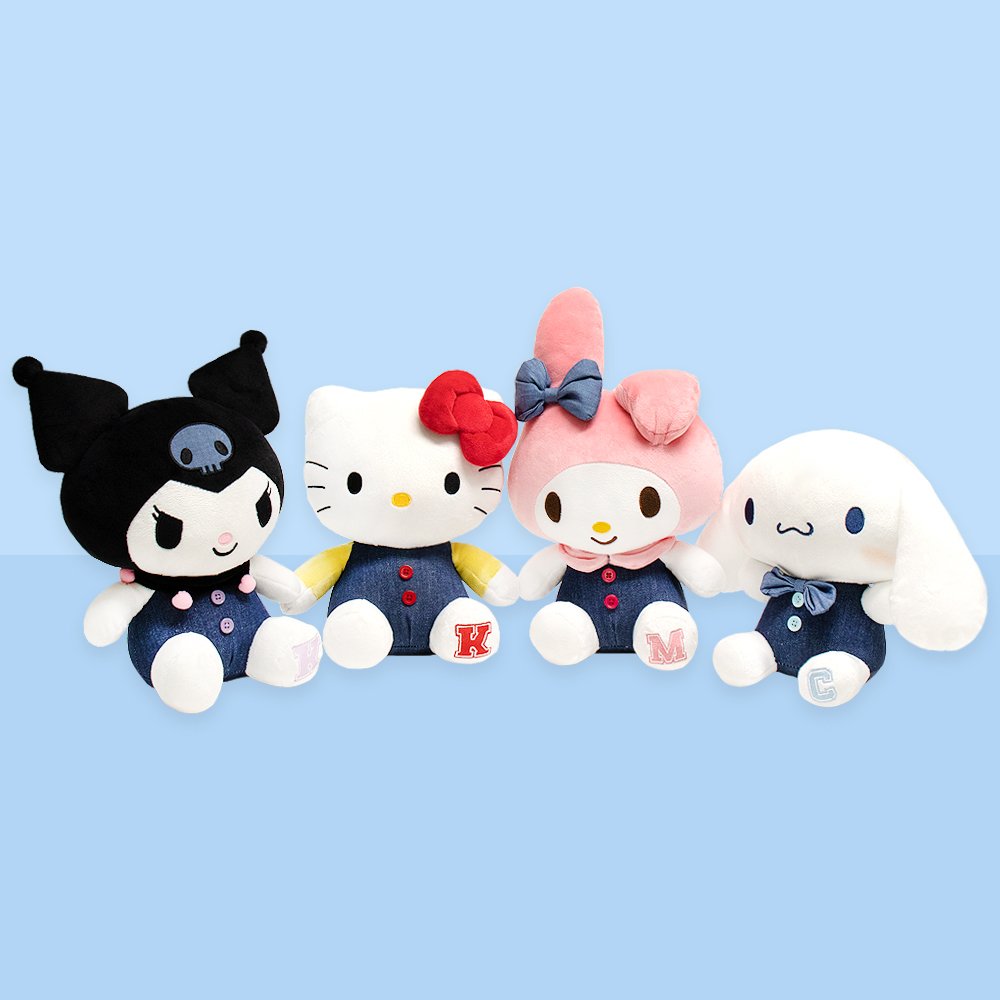 Sanrio Characters 10" Blue Denim Plush