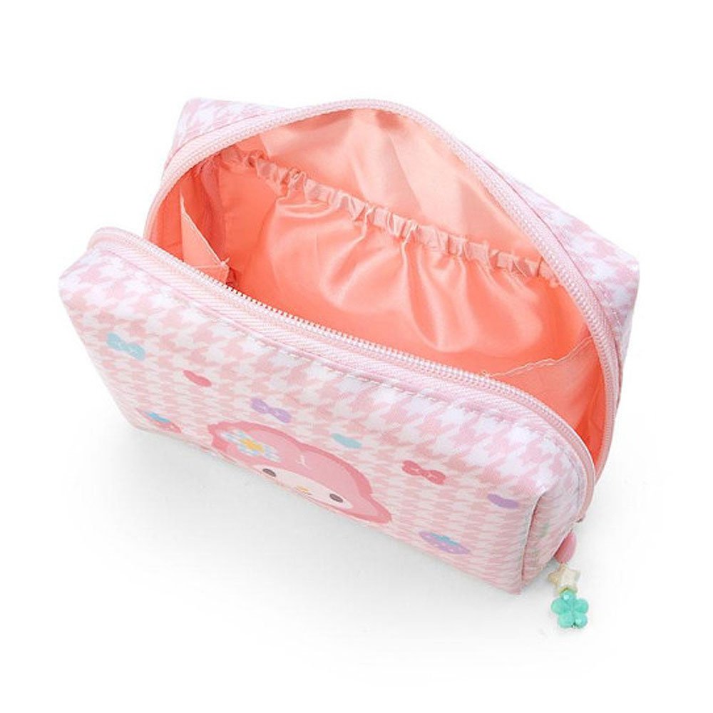 Sanrio My Melody Pouch :Floral Houndstooth