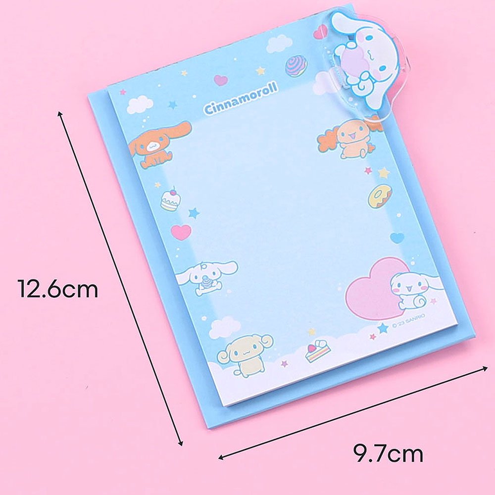 Sanrio Characters Mini Clip Board With Memo Pad