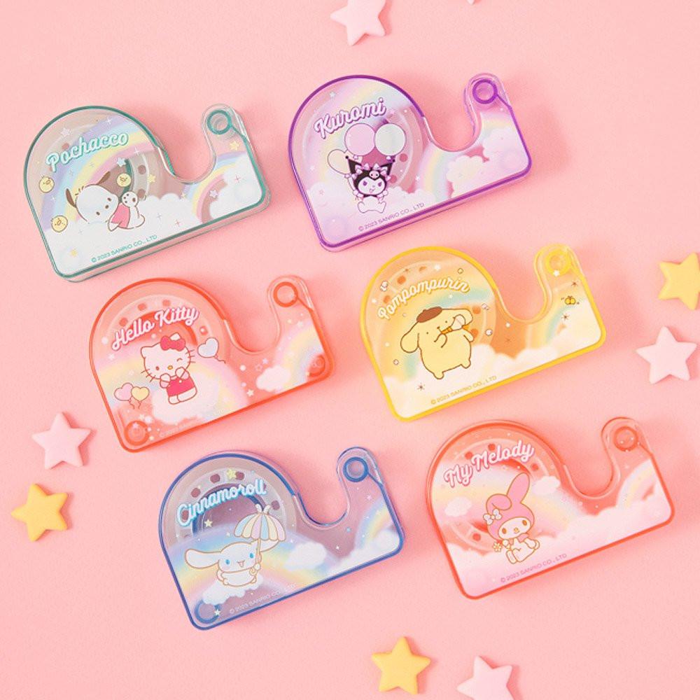 Sanrio Characters Rainbow Clear Tape