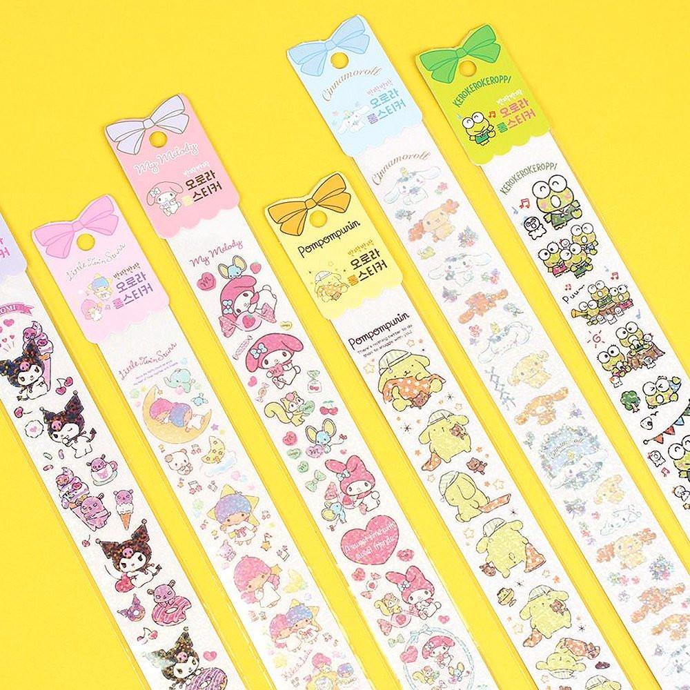 Sanrio Characters Long Deco Stickers Set : Aurora