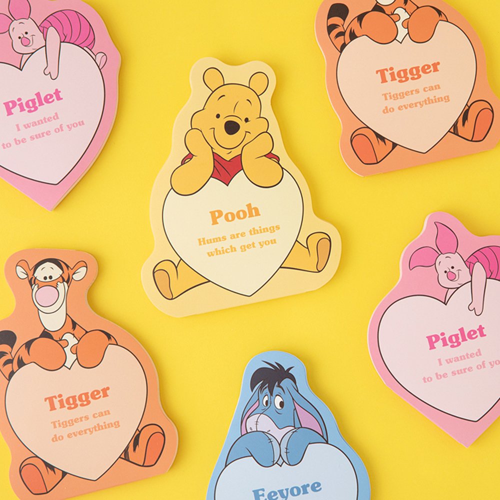 Disney Winnie the Pooh Non-Sticky Memo Pad